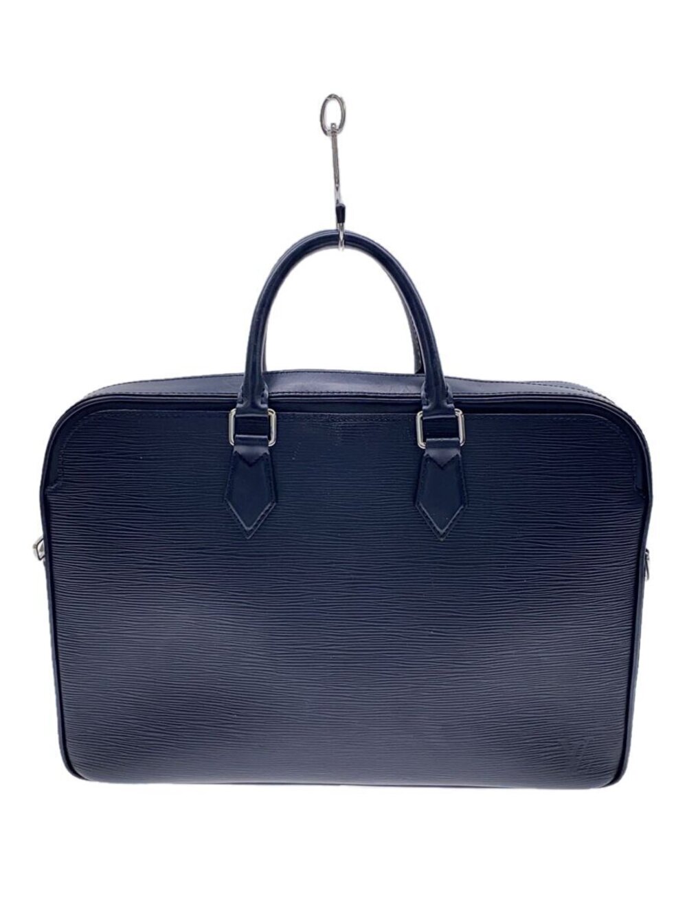 LOUIS VUITTON Dandy Briefcase Epi Navy Blue Cowhide Navy Blue